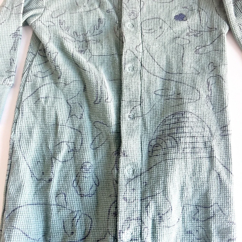 Babycottons Baby Cotton Camou Waffle‎ Footie Sleeper Pajamas Arctic Animal 6M